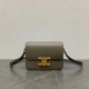 Celine Triomphe Teen Bag In Grey Leather