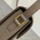 Celine Triomphe Teen Bag In Grey Leather