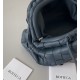 Bottega Veneta Mini Pouch with Strap in Space Intrecciato Lambskin