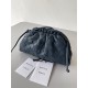 Bottega Veneta Mini Pouch with Strap in Space Intrecciato Lambskin