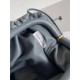 Bottega Veneta Mini Pouch with Strap in Thunder Intrecciato Lambskin