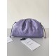 Bottega Veneta Mini Pouch with Strap in Wisteria Intrecciato Lambskin