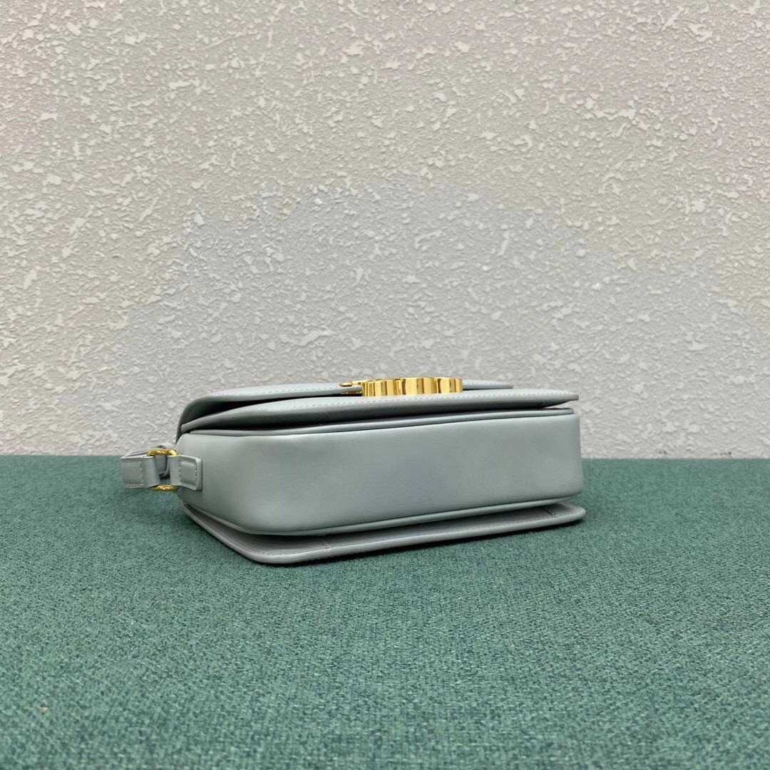 Celine Triomphe Teen Bag In Mineral Leather