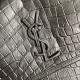 Saint Laurent Niki Medium Chain So Black Bag In Crocodile-embossed Leather