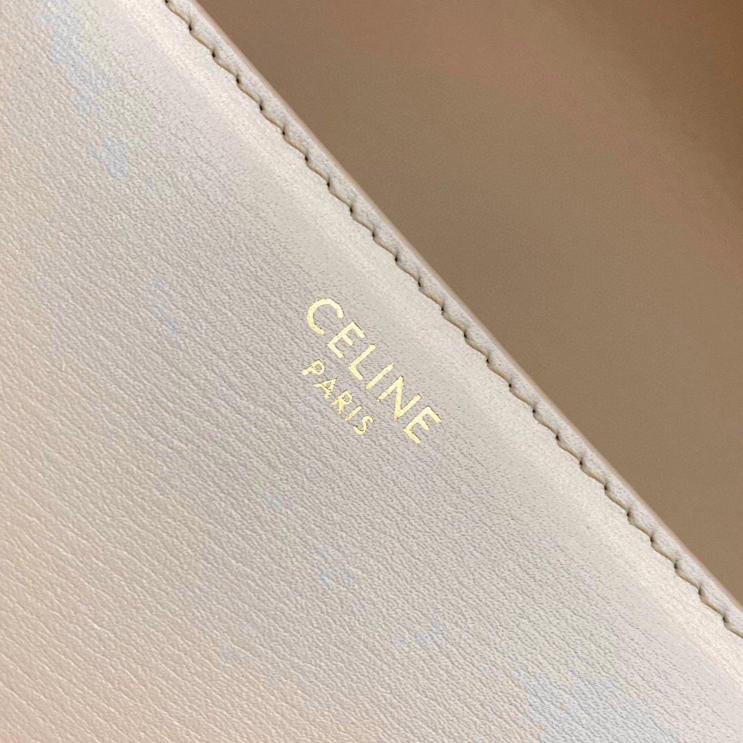 Celine Triomphe Teen Bag In Nude Leather