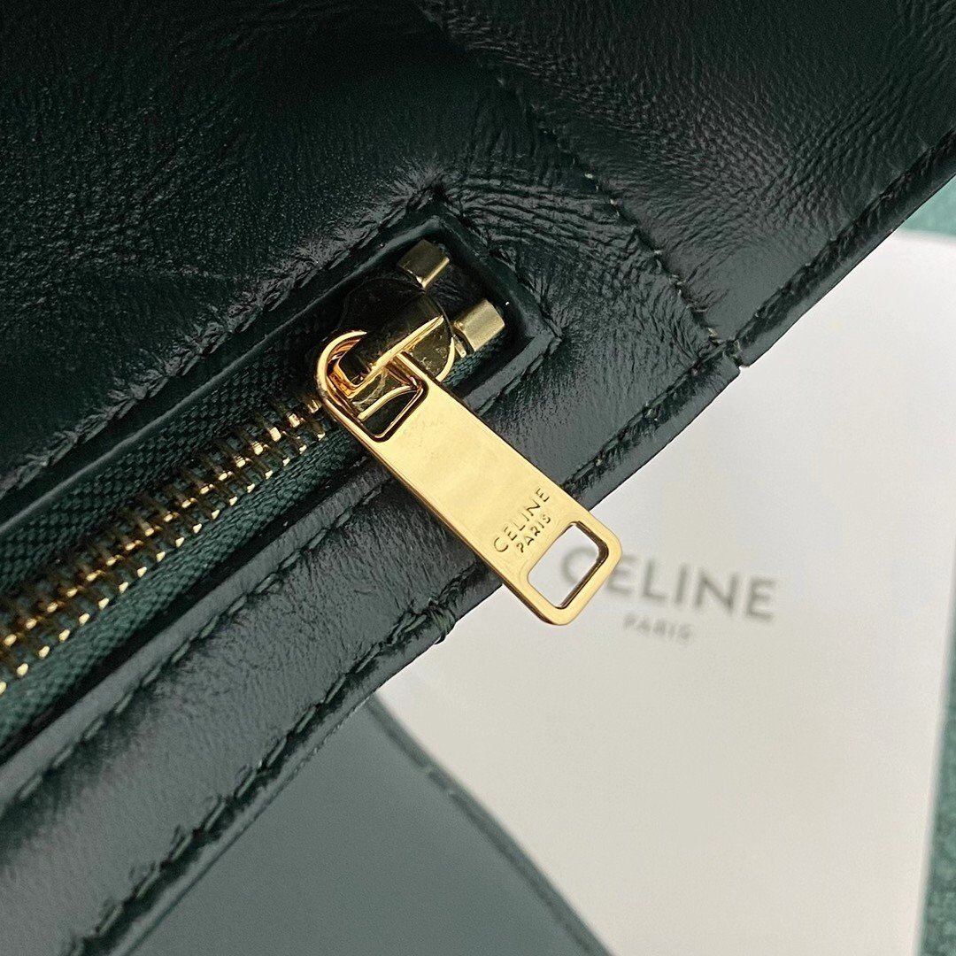 Celine Triomphe Large Bag In Amazone Calfskin