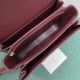 Celine Triomphe Large Bag In Bordeaux Calfskin