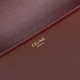 Celine Triomphe Large Bag In Bordeaux Calfskin