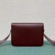 Celine Triomphe Large Bag In Bordeaux Calfskin