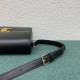 Celine Triomphe Large Bag In Black Calfskin