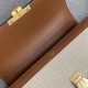 Celine Triomphe Large Bag In Textile and Calfskin