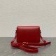 Celine Triomphe Teen Bag In Red Leather