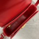 Celine Triomphe Teen Bag In Red Leather