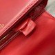 Celine Triomphe Teen Bag In Red Leather