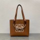 Loewe Anagram Small Tote In Tan Classic Calfskin