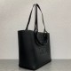 Loewe Anagram Small Tote In Black Classic Calfskin