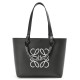 Loewe Anagram Small Tote In Noir Classic Calfskin