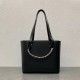 Loewe Anagram Small Tote In Noir Classic Calfskin