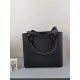 Loewe Anagram Small Tote In Black Grained Calfskin