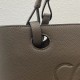 Loewe Anagram Small Tote In Taupe Grained Calfskin