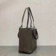 Loewe Anagram Small Tote In Taupe Grained Calfskin