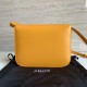 Celine Classic Box Medium Bag In Yellow Box Calfskin