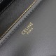 Celine Classic Box Medium Bag In Black Box Calfskin