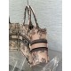 Dior Medium Book Tote Bag In Powder Pink Jardin Botanique Embroidery