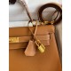 Hermes Kelly Sellier 32 Handmade Bag In Gold Epsom Calfskin