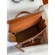 Hermes Kelly Lakis 32 Handmade Bag In Gold Swift Calfskin