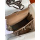 Hermes Kelly Lakis 32 Handmade Bag In Taupe Swift Calfskin