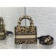 Dior Lady D-Lite Mini Bag In Beige Multicolor Mizza Embroidery