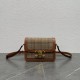 Celine Triomphe Teen Bag In Tweed and Calfskin