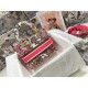 Dior Lady D-Lite Medium Bag In Multicolor Butterfly Embroidery