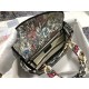 Dior Lady D-Lite Medium Bag In Mille Fleurs Embroidery