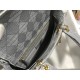 Dior Lady D-Lite Medium Bag In Grey Cannage Embroidered Canvas