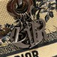 Dior Lady D-Lite Medium Bag In Beige Jardin d'Hiver Embroidery