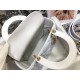 Dior Lady D-Lite Medium Bag In White Macrocannage Technical Fabric