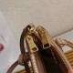 Prada Mini Galleria Bag In Beige Saffiano Leather