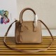 Prada Mini Galleria Bag In Beige Saffiano Leather