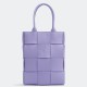 Bottega Veneta Cassette Mini Tote Bag In Lilas Lambskin