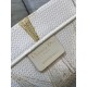 Dior Medium Book Tote Bag In Gold Rêve d'Infini Embroidery