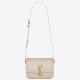 Saint Laurent Small Solferino Bag In White Calfskin