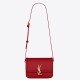 Saint Laurent Small Solferino Bag In Red Calfskin