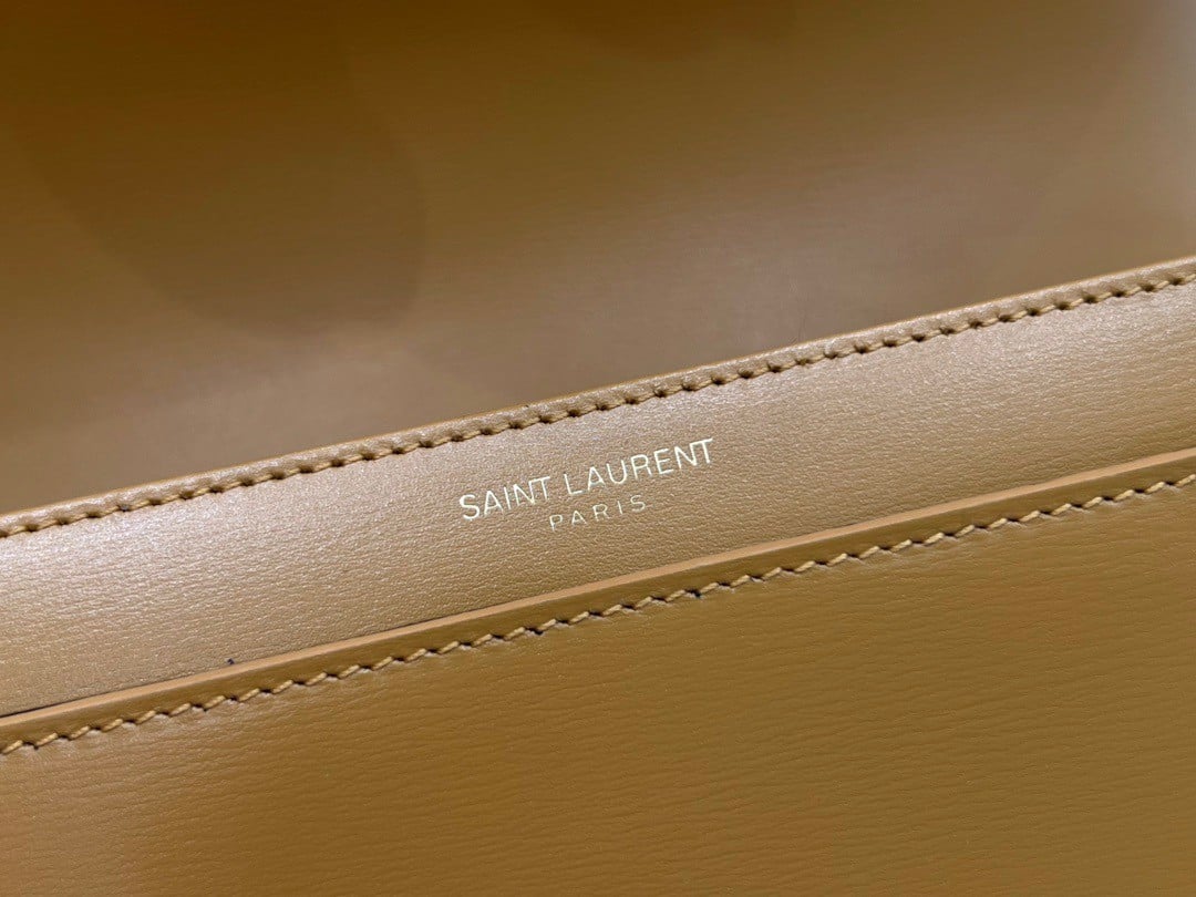 Saint Laurent Medium Solferino Bag In Camel Calfskin