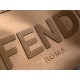 Fendi Sunshine Medium Tote Bag In Brown Flannel