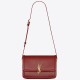 Saint Laurent Medium Solferino Bag In Red Calfskin