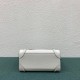 Celine Nano Luggage Tote Bag In White Drummed Calfskin