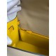 Hermes Kelly Sellier 28 Bicolor Bag in Trench and Yellow Epsom Calfskin