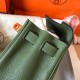 Hermes Kelly Retourne 28 Handmade Bag In Canopee Clemence Leather